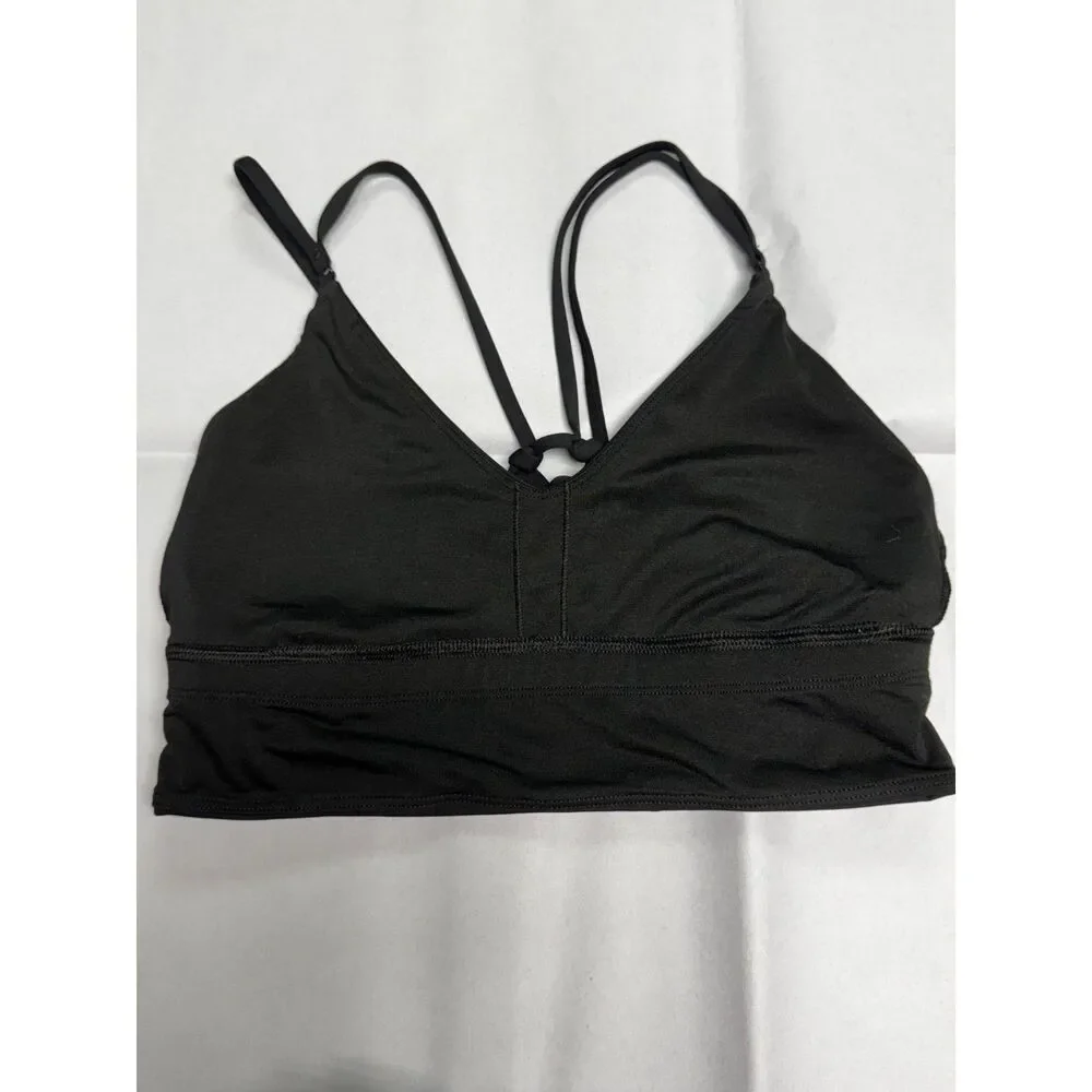 LULULEMON Soul Cycle Uncaged Bra, Black, Sz 8